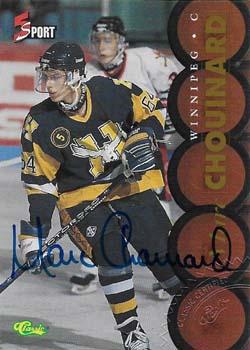 1995 Classic Five Sport - Autographs Numbered #NNO Marc Chouinard Front