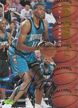 1995 Classic Five Sport - Autographs Numbered #NNO Theo Ratliff Front