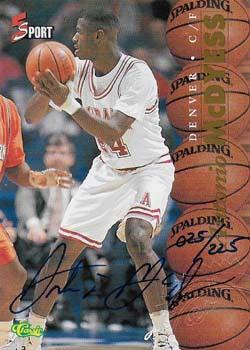 1995 Classic Five Sport - Autographs Numbered #NNO Antonio McDyess Front