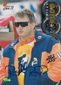 1995 Classic Five Sport - Autographs Numbered #NNO Ricky Rudd Front
