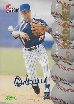 1995-96 Classic Five Sport Signings - Autographs #NNO Rey Ordonez Front