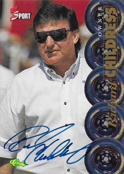 1995-96 Classic Five Sport Signings - Autographs #NNO Richard Childress Front