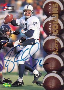 1995-96 Classic Five Sport Signings - Autographs (Serial Numbered) #NNO Kerry Collins Front