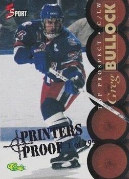 1995 Classic Five Sport - Printer's Proofs #131 Greg Bullock Front