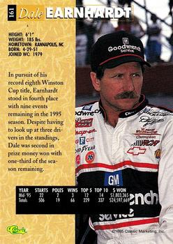 1995 Classic Five Sport - Printer's Proofs #161 Dale Earnhardt Back