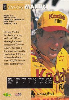 1995 Classic Five Sport - Printer's Proofs #169 Sterling Marlin Back