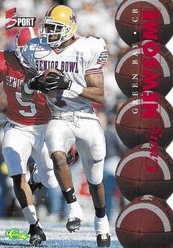 1995 Classic Five Sport - Red Die Cuts #71 Craig Newsome Front