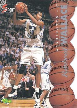 1995 Classic Five Sport - Silver Die Cuts #4 Rasheed Wallace Front