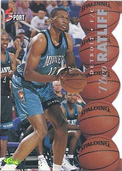 1995 Classic Five Sport - Silver Die Cuts #16 Theo Ratliff Front