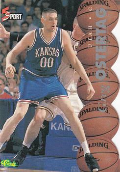 1995 Classic Five Sport - Silver Die Cuts #26 Greg Ostertag Front