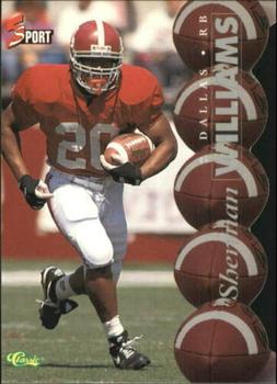 1995 Classic Five Sport - Silver Die Cuts #75 Sherman Williams Front