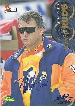 1995-96 Classic Five Sport Signings - Blue Signature #S87 Ricky Rudd Front