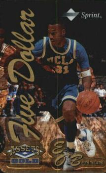 1995 Classic Assets Gold - Phone Cards $5 Microlined #14 Ed O'Bannon Front