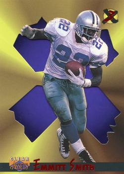 1996 Classic Clear Assets - 3X #5X Emmitt Smith Front