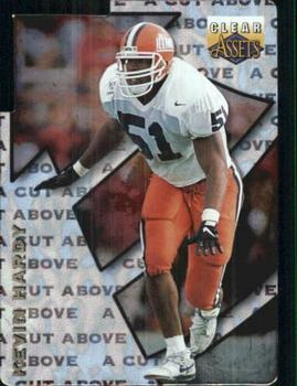 1996 Classic Clear Assets - A Cut Above #CA7 Kevin Hardy Front