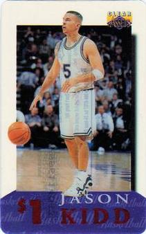 1996 Classic Clear Assets - Phone Cards $1 #9 Jason Kidd Front