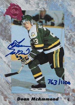 1991 Classic Four Sport - Autographs #NNO Dean McAmmond Front