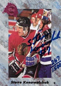 1991 Classic Four Sport - Autographs #NNO Steve Konowalchuk Front