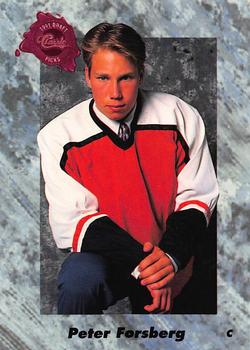 1991 Classic Four Sport - French #5 Peter Forsberg Front