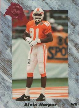1991 Classic Four Sport - French #112 Alvin Harper Front