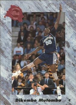1991 Classic Four Sport - French #151 Dikembe Mutombo Front