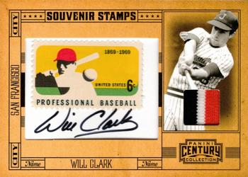 2010 Panini Century - Sports Stamp Materials Autographs #35 Will Clark Front