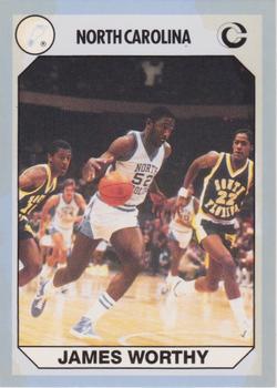 1990-91 Collegiate Collection North Carolina Tar Heels #5 James Worthy Front