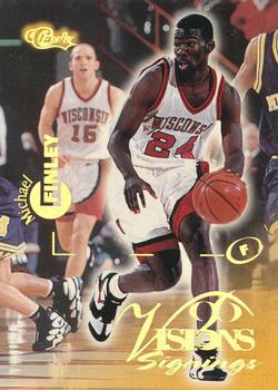 1996 Classic Visions Signings #15 Michael Finley Front