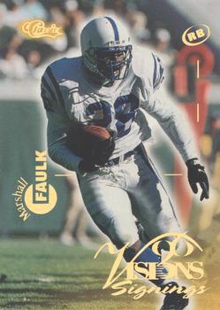 1996 Classic Visions Signings #31 Marshall Faulk Front