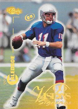1996 Classic Visions Signings #34 Drew Bledsoe Front