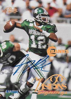 1996 Classic Visions Signings - Autographs Gold #NNO Tony Banks Front