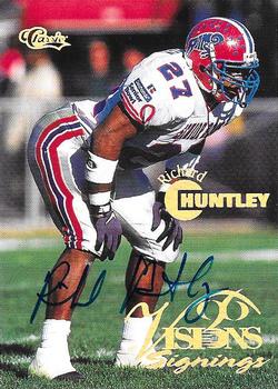 1996 Classic Visions Signings - Autographs Gold #NNO Richard Huntley Front