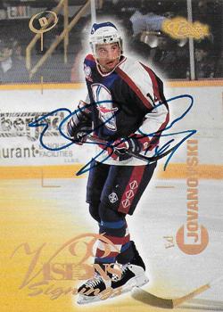 1996 Classic Visions Signings - Autographs Gold #NNO Ed Jovanovski Front