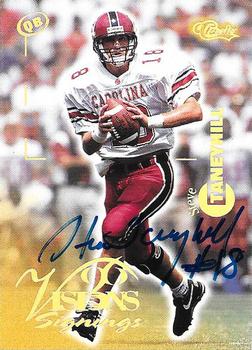 1996 Classic Visions Signings - Autographs Gold #NNO Steve Taneyhill Front