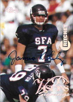 1996 Classic Visions Signings - Autographs Silver #NNO James Ritchey Front