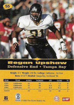 1996-97 Score Board All Sport PPF - Gold #55 Regan Upshaw Back