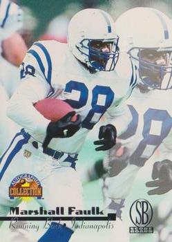 1996-97 Score Board Autographed Collection #23 Marshall Faulk Front