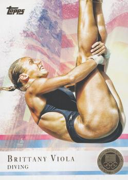 2012 Topps U.S. Olympic Team & Hopefuls - Gold #38 Brittany Viola Front