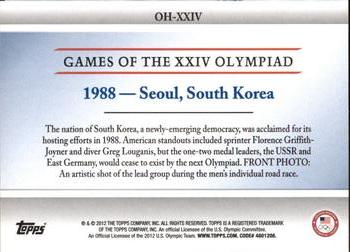2012 Topps U.S. Olympic Team & Hopefuls - Heritage of the Games #OH-24 1988 Seoul, South Korea Back