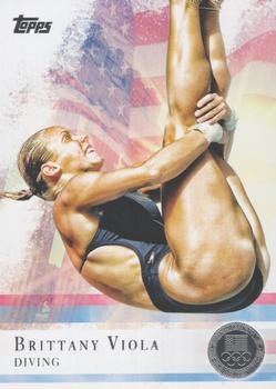2012 Topps U.S. Olympic Team & Hopefuls - Silver #38 Brittany Viola Front