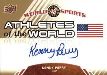 2010 Upper Deck World of Sports - Athletes of the World Autographs #AW-44 Kenny Perry Front