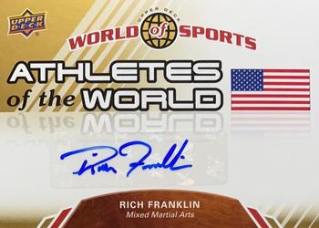 2010 Upper Deck World of Sports - Athletes of the World Autographs #AW-83 Rich Franklin Front