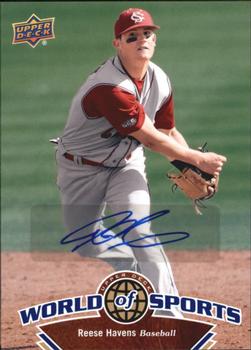 2010 Upper Deck World of Sports - Autographs #144 Reese Havens Front