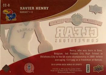 2010 Upper Deck World of Sports - Clear Competitors #CC-8 Xavier Henry Back