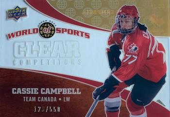 2010 Upper Deck World of Sports - Clear Competitors #CC-32 Cassie Campbell Front