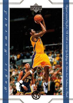 2002-03 UD SuperStars - Magic Moments #MM15 Kobe Bryant Front