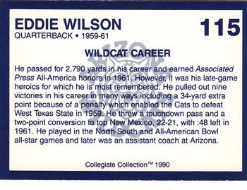 1990 Collegiate Collection Arizona Wildcats #115 Eddie Wilson Back