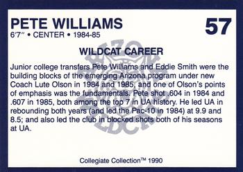 1990 Collegiate Collection Arizona Wildcats #57 Pete Williams Back