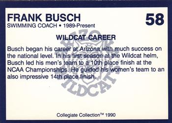 1990 Collegiate Collection Arizona Wildcats #58 Frank Busch Back