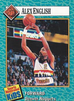 1989 Sports Illustrated for Kids #34 Alex English Front